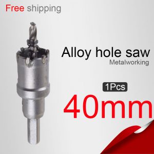 40mm-1575in-Stainless-steel-hole-saws-Lengthened-alloy-hole-saw-Metal-Drilling-fontbPowerbfont-tools-Drill-bit-0